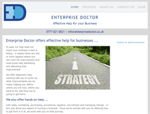 Tablet Screenshot of enterprisedoctor.co.uk
